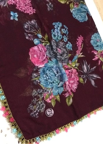 Çeyizlik Eşarp iğne oyası - Görsel 10