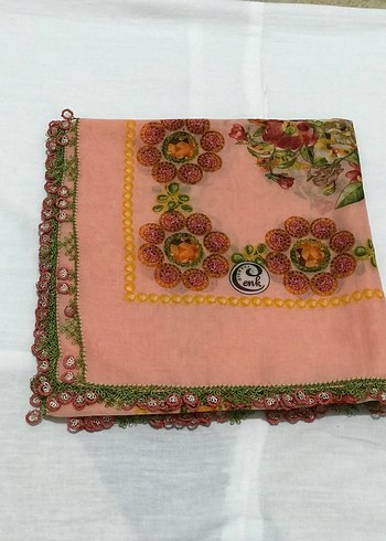 Çeyizlik Eşarp iğne oyası - Görsel 6