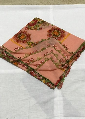 Çeyizlik Eşarp iğne oyası - Görsel 5