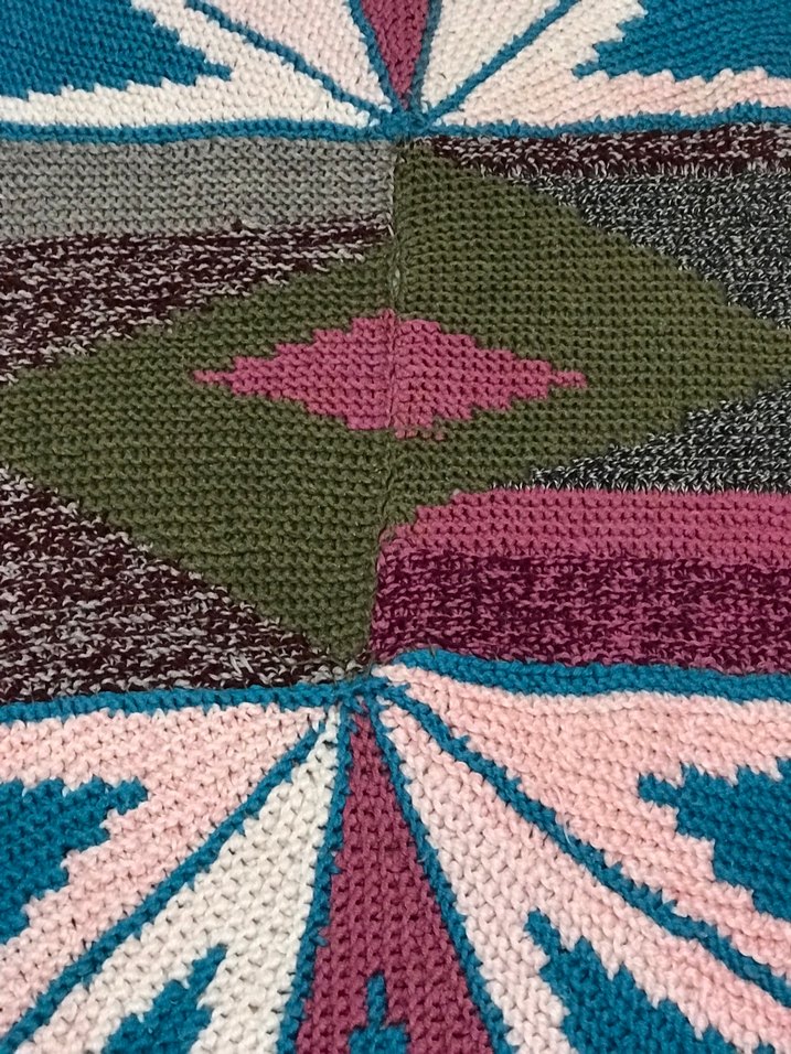 Nakışlı Çok Renkli Oval Halı - Görsel 4