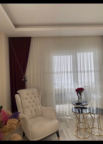 Modern Klasik Bordo Fon Perde
Görsel amaçlı astım çok kaliteli - Görsel 2