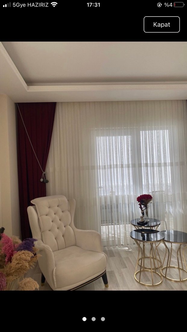 Modern Klasik Bordo Fon Perde
Görsel amaçlı astım çok kaliteli - Görsel 2