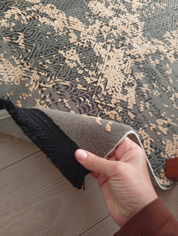 Bohem Vintage Erkek Fular Gri ve Altın - Görsel 2