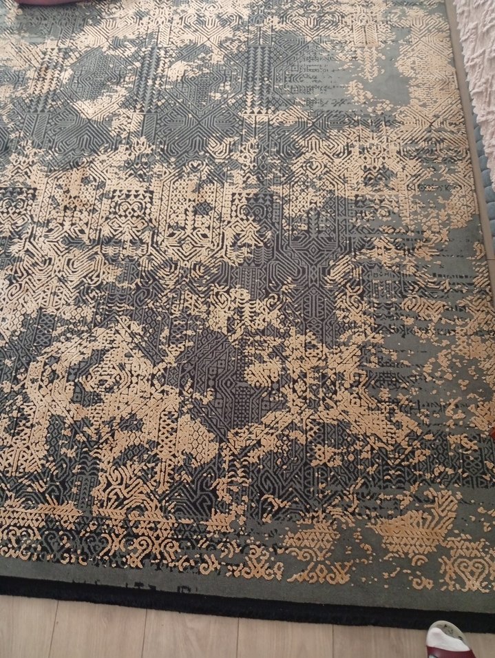 Gri Desenli Modern Halı - Görsel 2