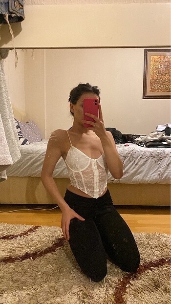 Diğer Dantel crop