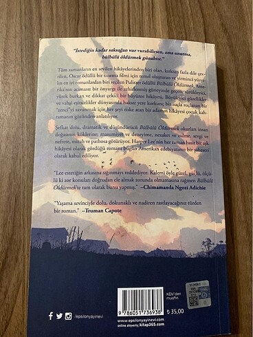  BÜLBÜLÜ ÖLDÜRMEK - Harper Lee 358 Sayfa