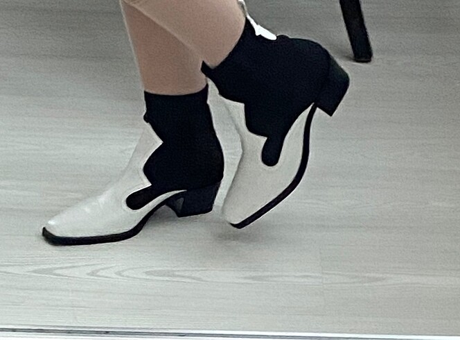Zara topuklu bot
