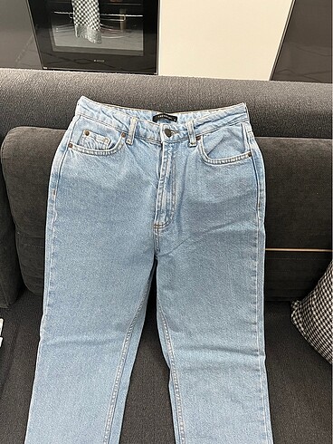 Yüksek bel mom jeans