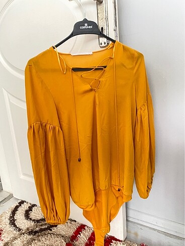 Şifon çıtçıtlı bluz
