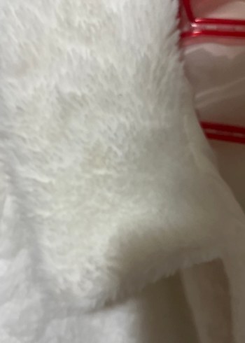 Kız Çocuk Beyaz Kürklü Uzun Kollu Bolero - Görsel 5