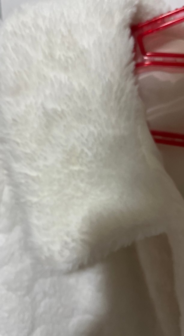 Kız Çocuk Beyaz Kürklü Uzun Kollu Bolero - Görsel 5