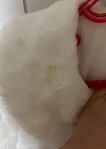 Beyaz Kürklü Kadın Midi Ceket - Görsel 3