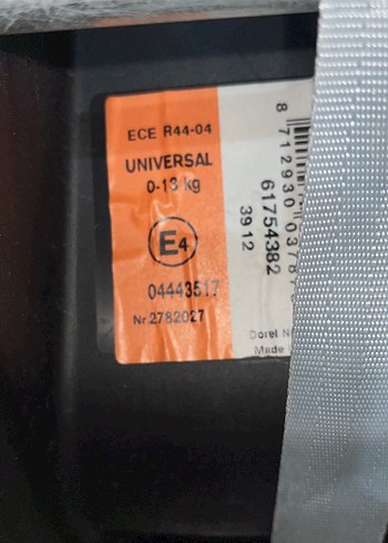 Siyah Bebek Oto Koltuğu - Görsel 6
