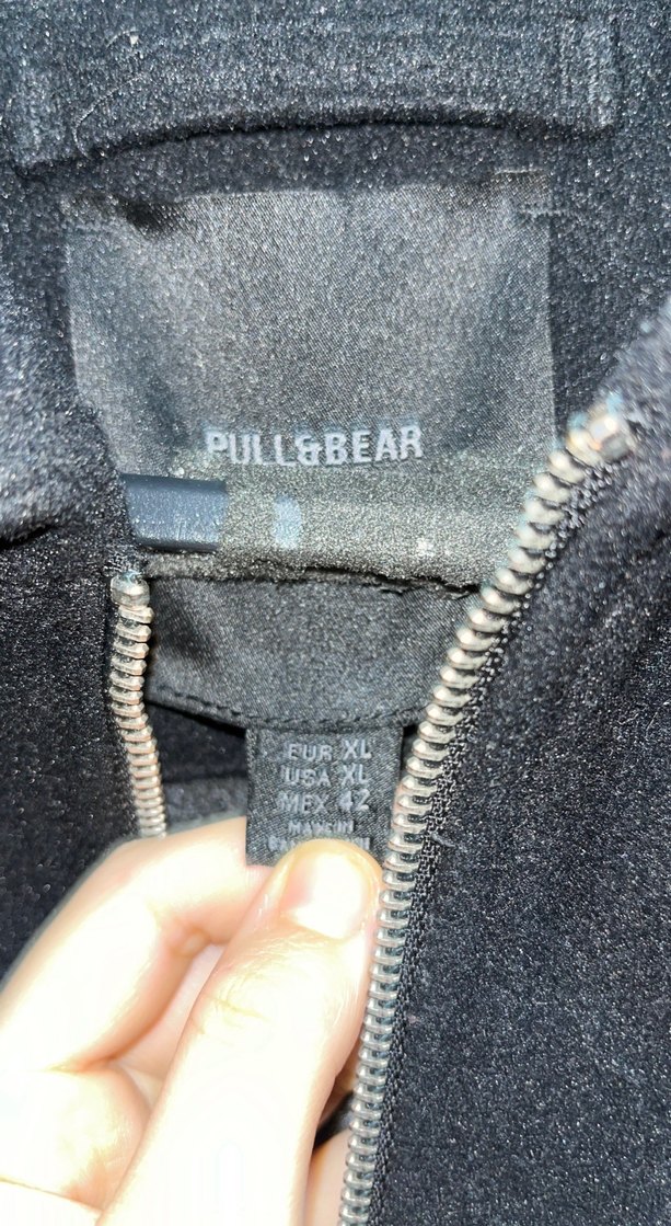 Siyah Fermuarlı Erkek Midi Mont - Görsel 3