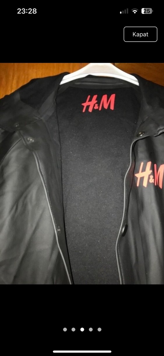 Siyah Deri Midi Boy Kadın Ceket - Görsel 3