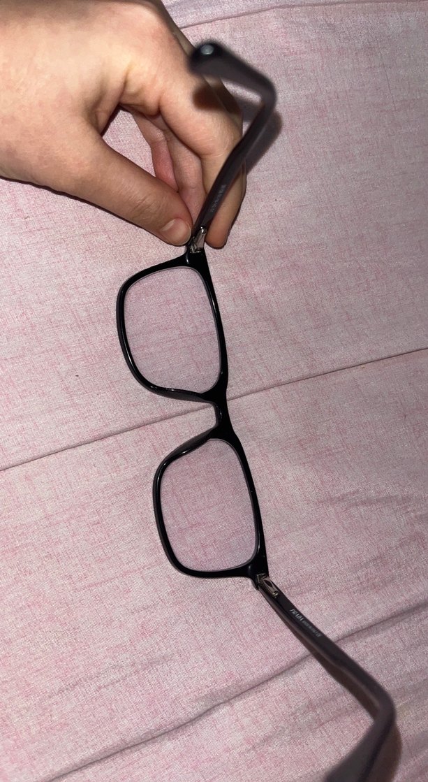 Şeffaf Gri Siyah Minimalist Kadın Gözlüğü - Görsel 5