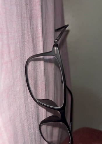 Siyah Minimalist gözlük - Görsel 2