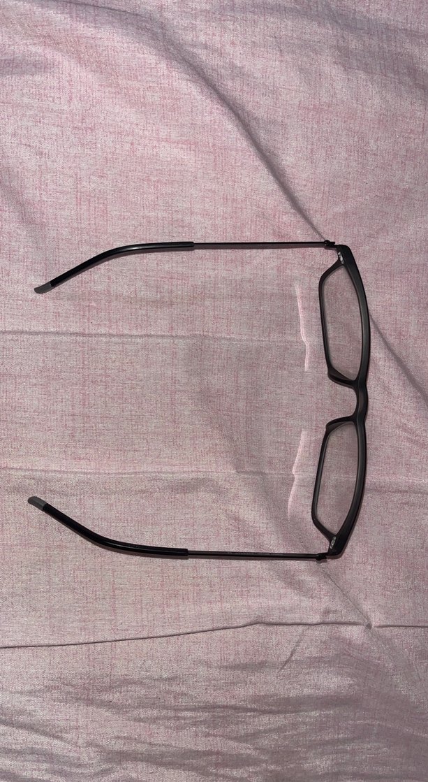 Siyah Minimalist gözlük - Görsel 5