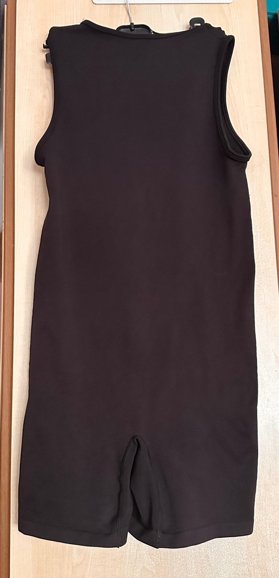 Siyah Kolsuz Mini Spor Tulum - Görsel 2