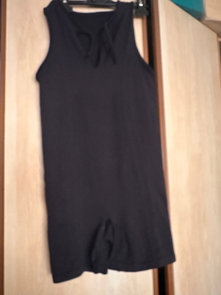 Siyah Kolsuz Mini Spor Tulum - Görsel 4