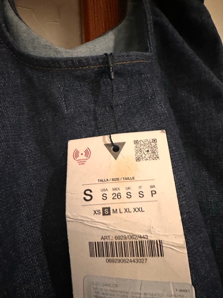 Denin Zara bodysuit - Görsel 2