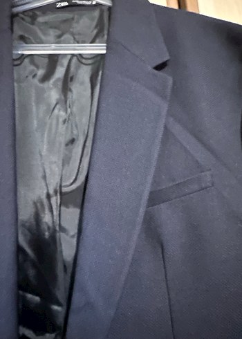 Erkek Koyu Mavi Düğmeli blazer - Görsel 6