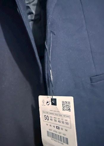 Erkek Koyu Mavi Düğmeli blazer - Görsel 2