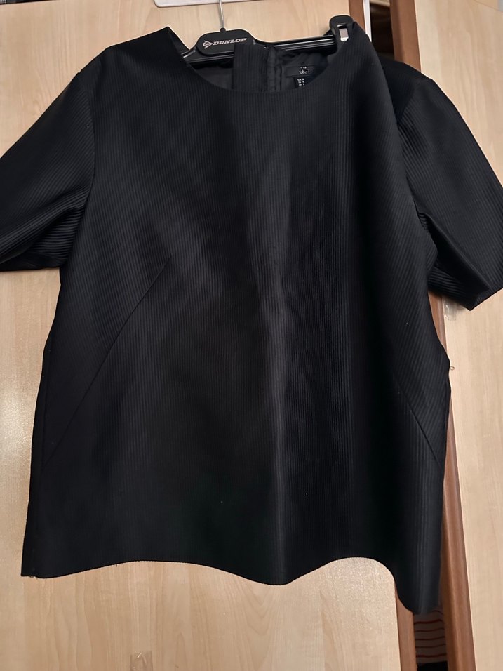 Kadın Siyah Piliseli Bluz - Görsel 5