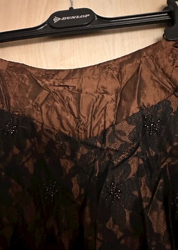 Siyah Dantelli  Uzun Abiye Elbise - Görsel 3