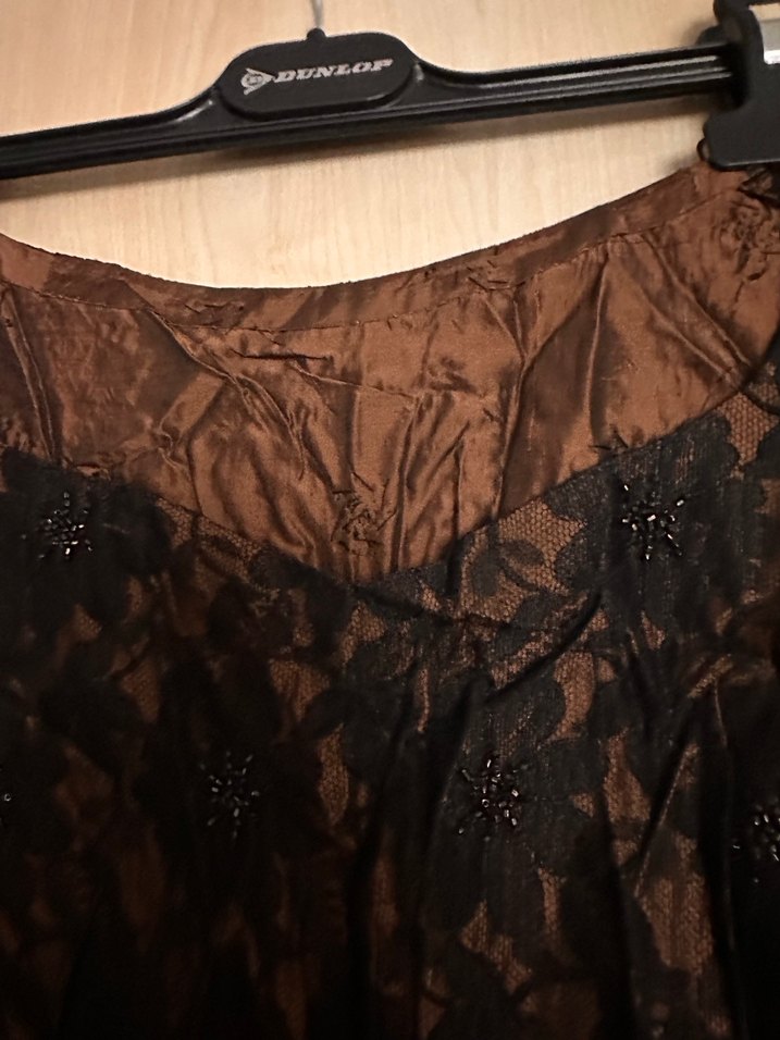 Siyah Dantelli  Uzun Abiye Elbise - Görsel 3