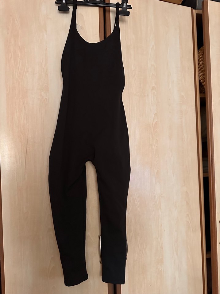 Bershka siyah tulum - Görsel 3