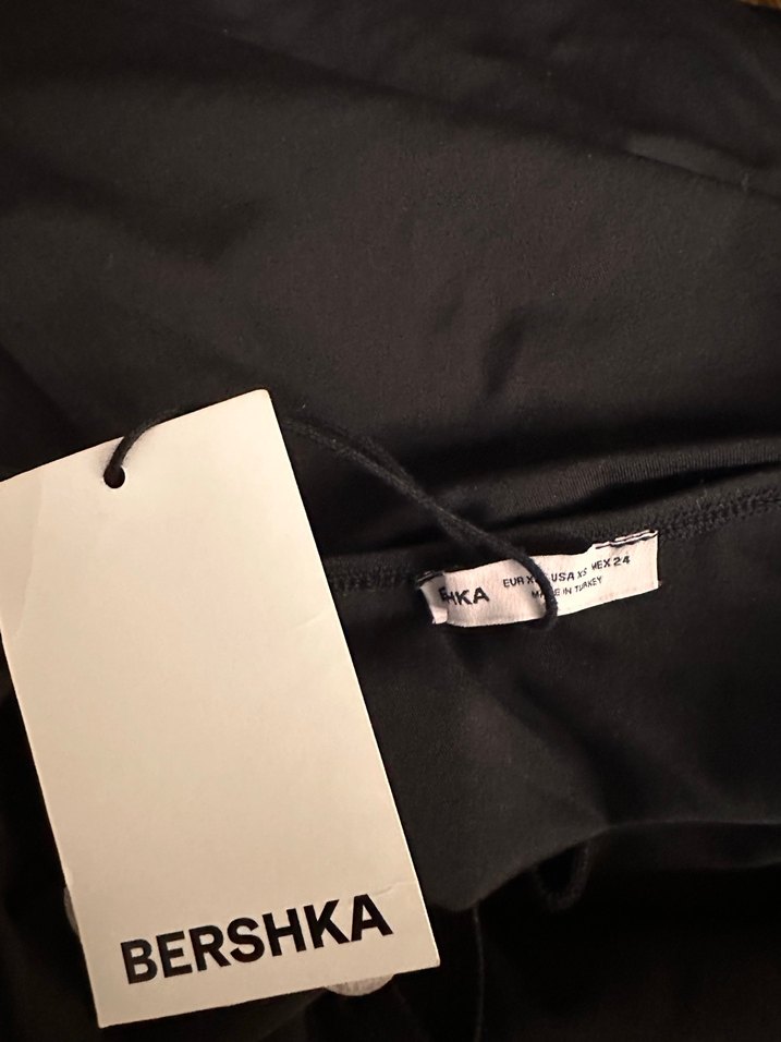 Bershka siyah tulum - Görsel 4