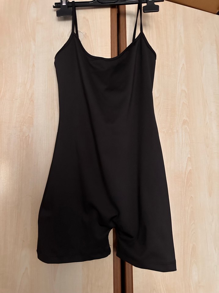 Siyah  Kadın Kısa Tulum - Görsel 3