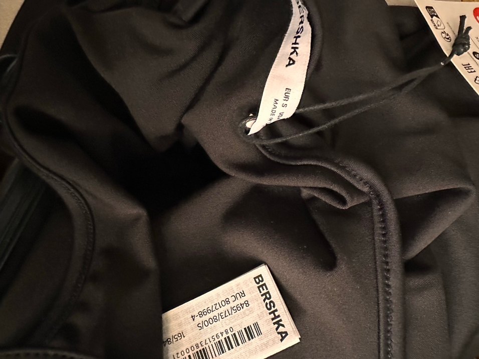 Siyah  Kadın Kısa Tulum - Görsel 5