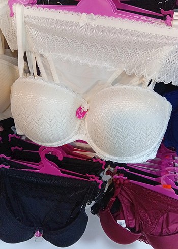 Beyaz Dantel Bohem Tarzı Sütyen - Görsel 6