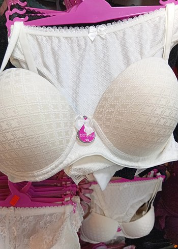 Beyaz Dantel Bohem Tarzı Sütyen - Görsel 5