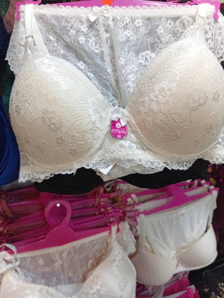 Beyaz Dantel Bohem Tarzı Sütyen - Görsel 2