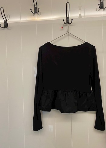 Stradivarius Uzun Kollu Fırfırlı Bluz - Görsel 3