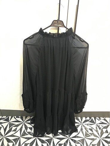 50 Beden siyah Renk H&M Elbise