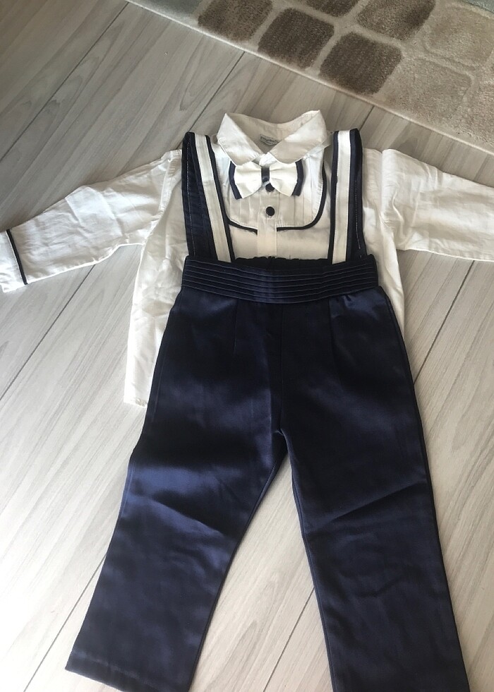 Papyonlu salopet - Görsel 3