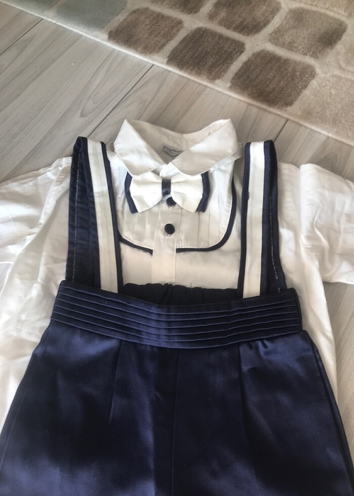 Papyonlu salopet - Görsel 4