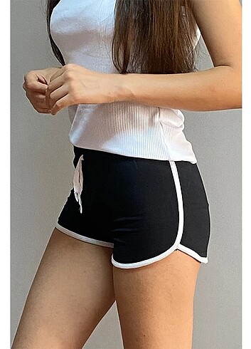 Çizgili Spor şort 