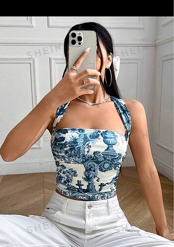 Shein crop üst