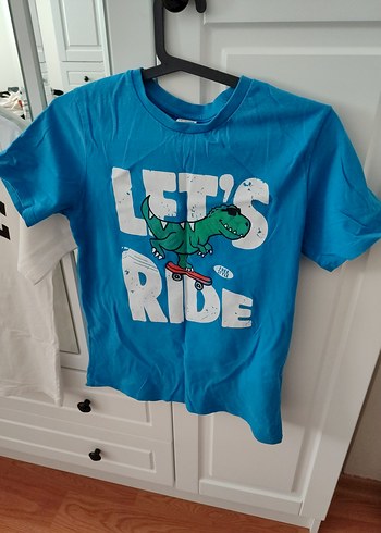 Sarı Baskılı Pamuklu Erkek Tişört - Görsel 3