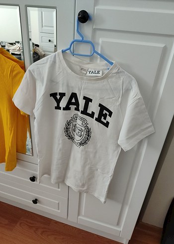 Sarı Baskılı Pamuklu Erkek Tişört - Görsel 5