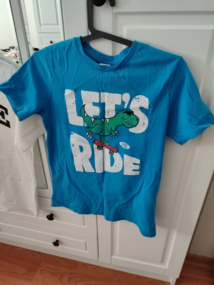 Sarı Baskılı Pamuklu Erkek Tişört - Görsel 3