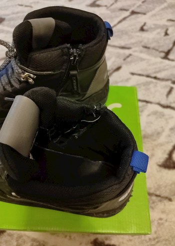 Fermuarlı Siyah Erkek Çocuk Botu - Görsel 6