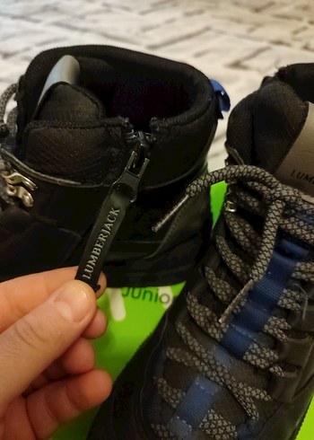 Fermuarlı Siyah Erkek Çocuk Botu - Görsel 8