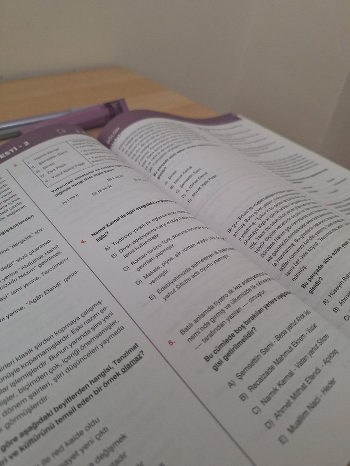 AYT Türk Edebiyatı Soru Bankası - Görsel 3