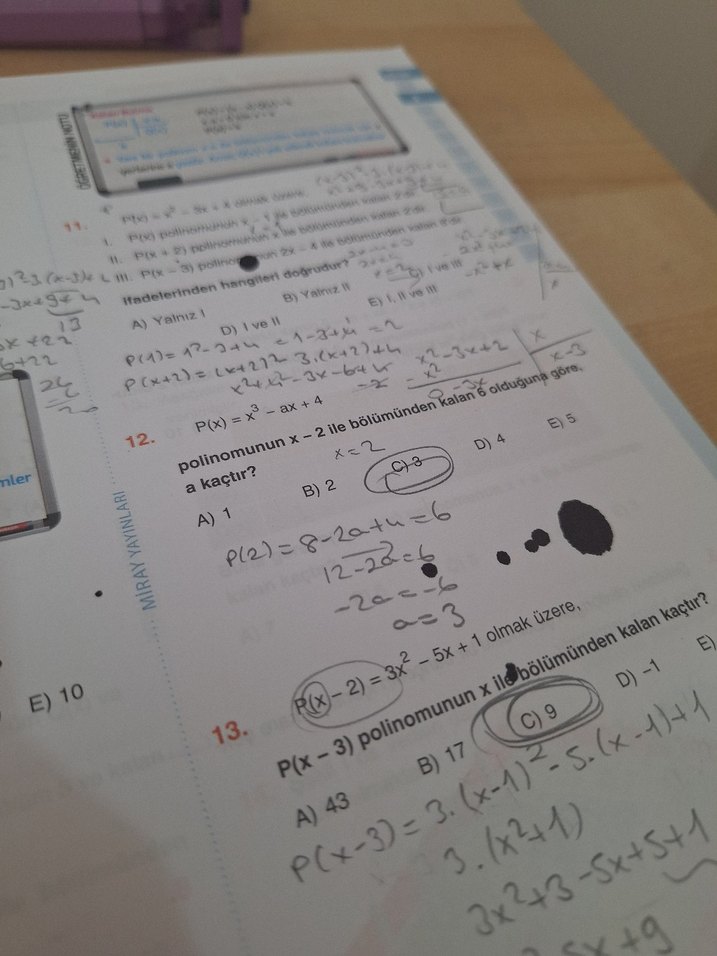 AYT Matematik Soru Bankası - Selim Yüksel - Görsel 3